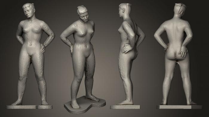 Figurines of girls (STKGL_0117) 3D model for CNC machine